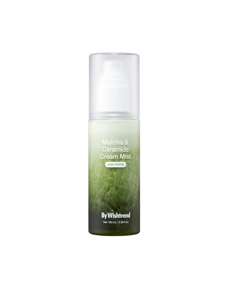 Зволожувальний крем-міст з матчею та керамідами by wishtrend matcha & ceramide cream mist, 100 мл