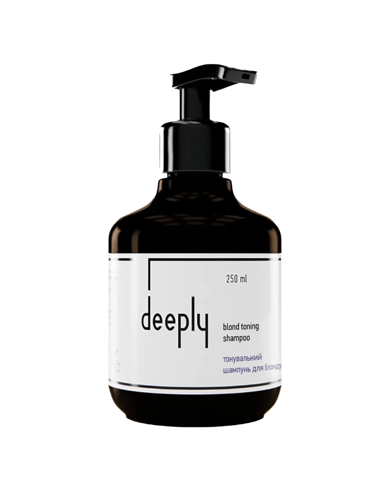 Тонировочный шампунь для блонда deeply blond toning shampoo, 250 мл
