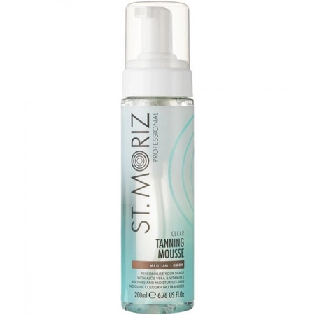 St.Moriz Pro, Clear Mousse Medium-Dark  - Автобронзат-мус, 200 мл