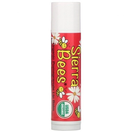 SIERRA BEES Lip Balm - Бальзам для губ органічний "Гранат",4.25 г.