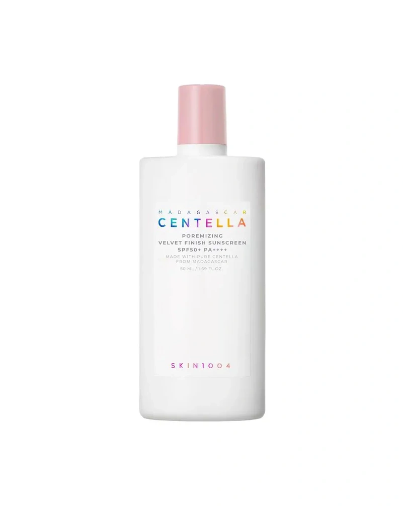 Тонирующий солнцезащитный крем skin1004 madagascar centella poremizing velvet finish sun cream spf50+ pa++++, 50 мл