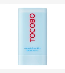 Сонцезахисний стік для обличчя Tocobo Cotton Soft Sun Stick SPF50+ PA++++, 19 г
