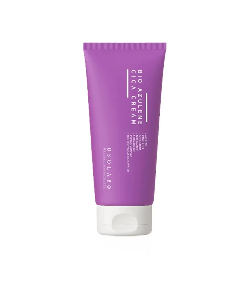 Ламелярный успокаивающий крем usolab bio azulene cica cream, 70 мл