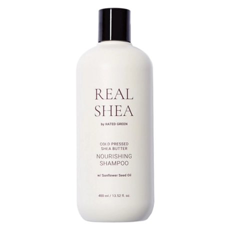 RATED GREEN REAL SHEA NOURISHING SHAMPOO - ПИТАТЕЛЬНЫЙ ШАМПУНЬ С МАСЛОМ ШИ, 400МЛ