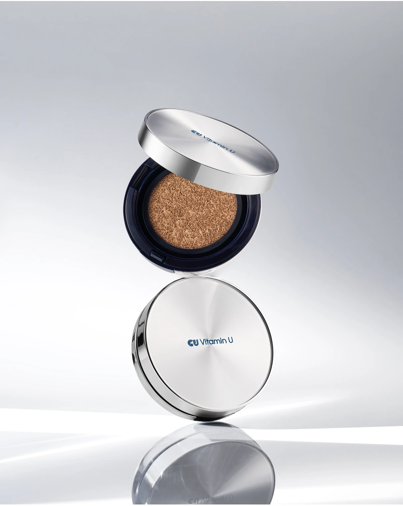 Кушон з полінуклеотидами та вітаміном U CU SKIN Vitamin U Coverfit Cushionpact SPF 50+ / PA++++ 15 + 15 г 21 тон