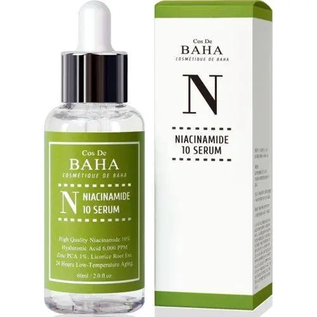 COS DE BAHA NIACINAMIDE 10 SERUM - СИРОВАТКА З НІАЦИНАМІДОМ, 60МЛ