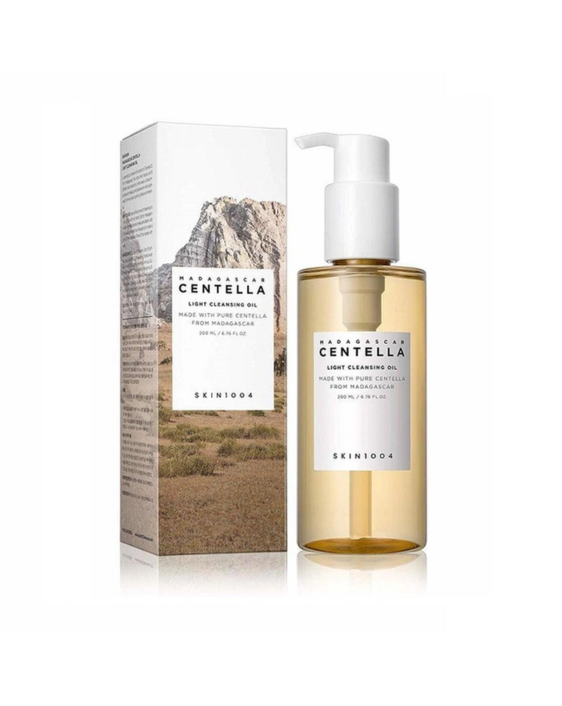 Гідрофільна олія для зняття макіяжу skin1004 madagascar centella light cleansing oil, 200 мл