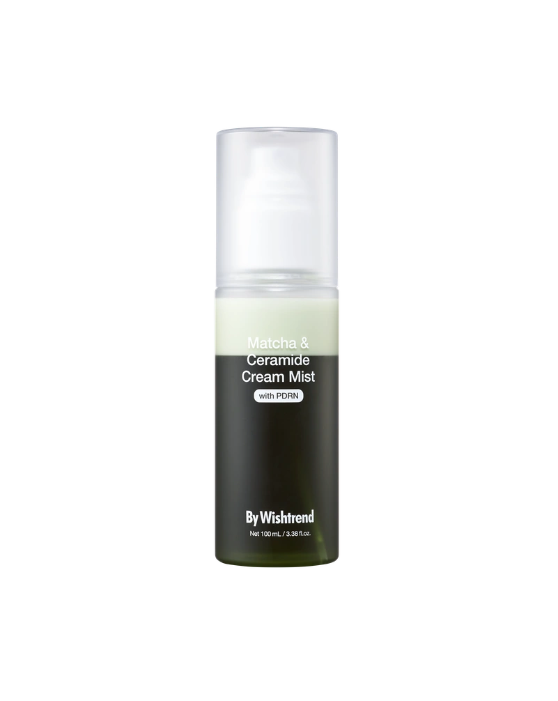 Зволожувальний крем-міст з матчею та керамідами BY WISHTREND Matcha & Ceramide Cream Mist, 100 мл