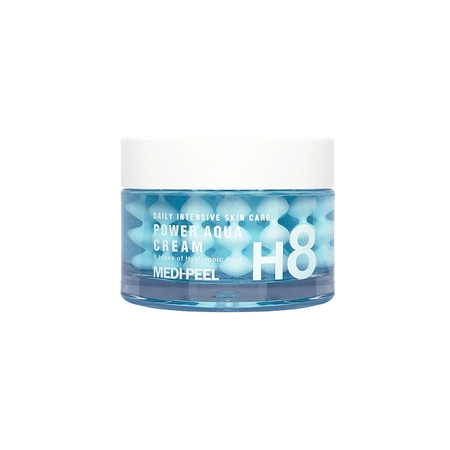 Зволожуючий крем для обличчя із пептидними капсулами Medi-Peel Power Aqua Cream, 50 мл