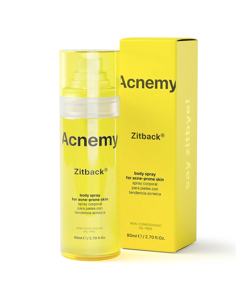 Спрей для тіла з акне acnemy zitback, 80 мл