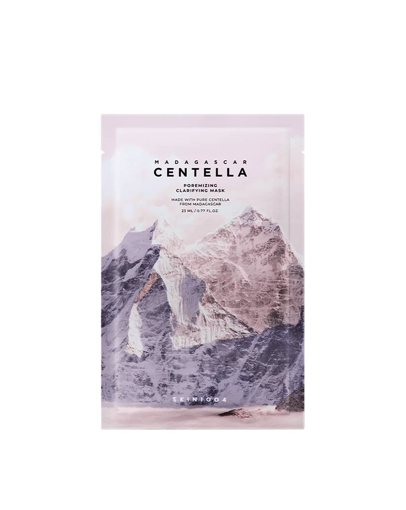Тканинна маска для звуження пор skin1004 madagascar centella poremizing clarifying mask
