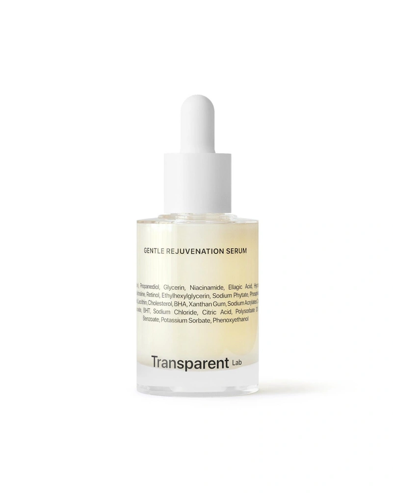 Transparent-Lab Gentle Rejuvenation Serum - Освітлюючий серум проти старіння з ніацинамідом та ретинолом , 30 мл .