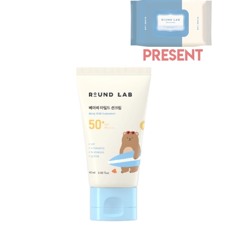 Дитячий сонцезахисний крем ROUND LAB Baby Mild Sunscreen, 60 мл