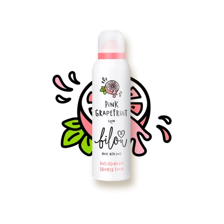 BILOU Shower Foam "Pink Grapefruit" - Пінка для душу "Солодкий грейпфрут",200 мл.