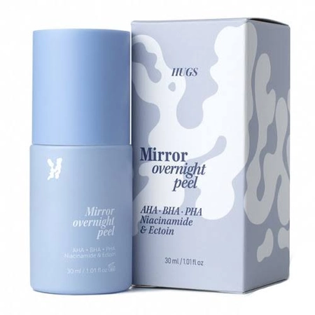 Ночная мультикислотная пилинг-сыворотка HUGS Mirror overnight peel, 30 мл