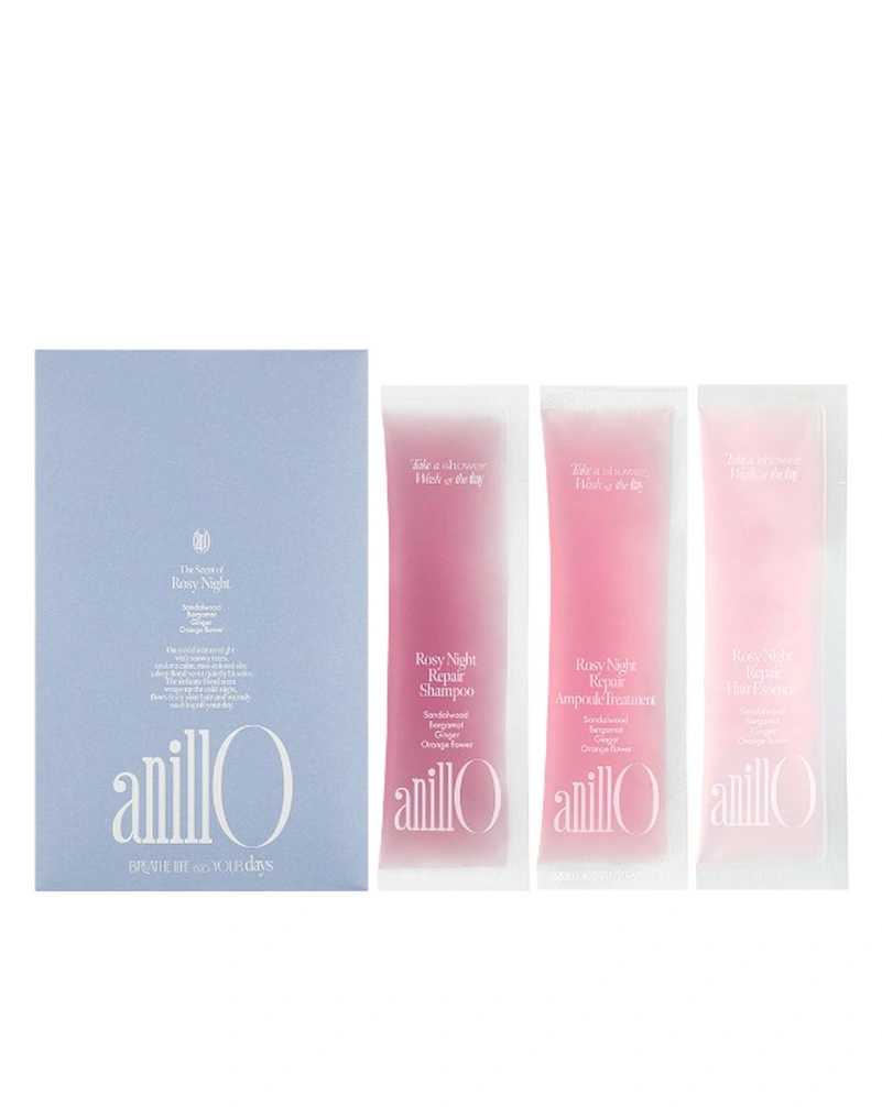 Набір тестерів anillo rosy night repair kit, 10 мл*3шт
