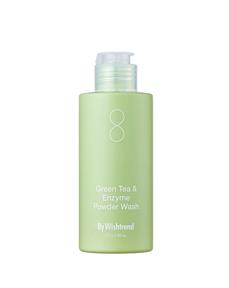 BY WISHTREND GREEN TEA & ENZYME POWDER WASH - ПУДРА ЕНЗИМНА ДЛЯ ВМИВАННЯ З АРОМАТОМ МАТЧІ, 110 Г