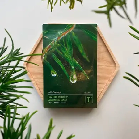 ЗАСПОКІЙЛИВА МАСКА З ЕКСТРАКТОМ ЧАЙНОГО ДЕРЕВА DR.CEURACLE TEA TREE PURIFINE SOOTHING MASK