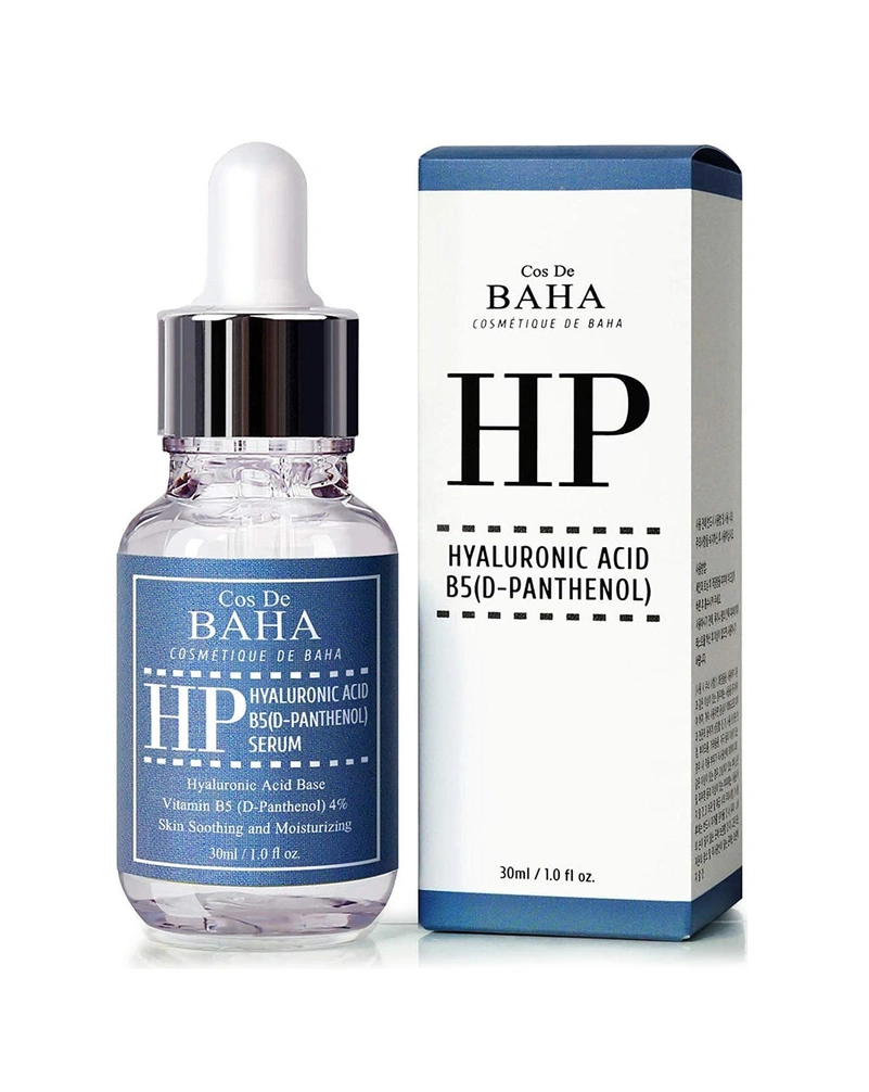 COS DE BAHA HYALURONIC ACID + 4% VITAMIN B5 SERUM - СИРОВАТКА З ГІАЛУРОНОВОЮ КИСЛОТОЮ,30МЛ