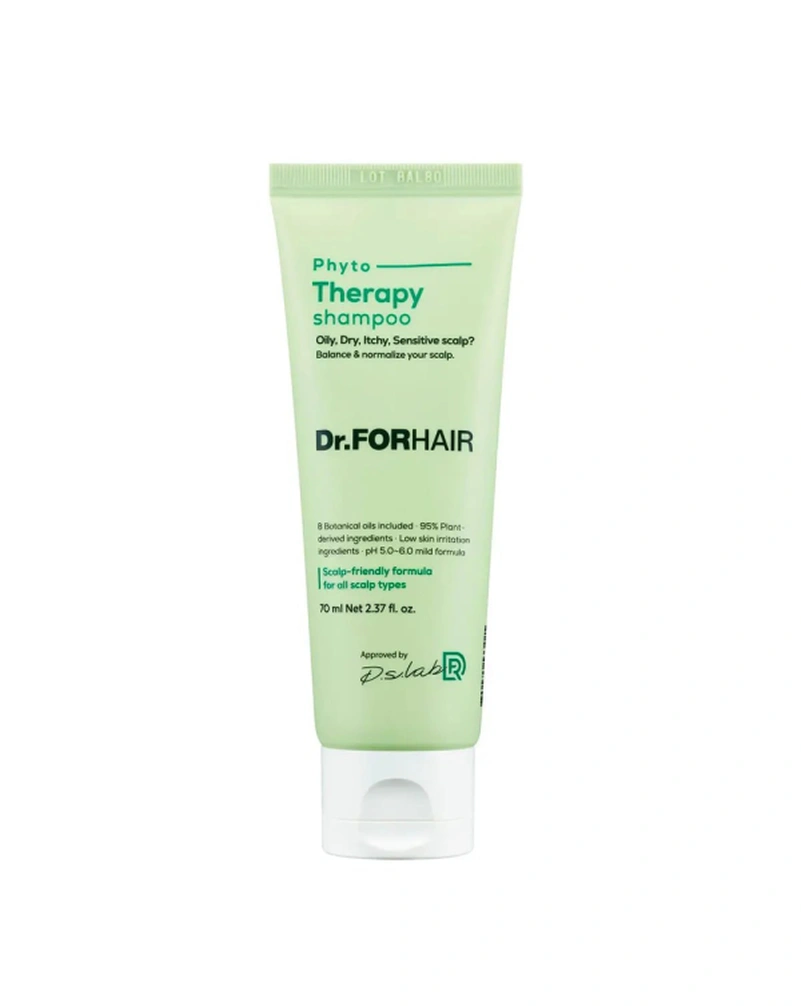 DR.FORHAIR PHYTO THERAPY SHAMPOO - ФІТОТЕРАПЕВТИЧНИЙ ШАМПУНЬ ДЛЯ ЧУТЛИВОЇ ШКІРИ ГОЛОВИ, 70МЛ