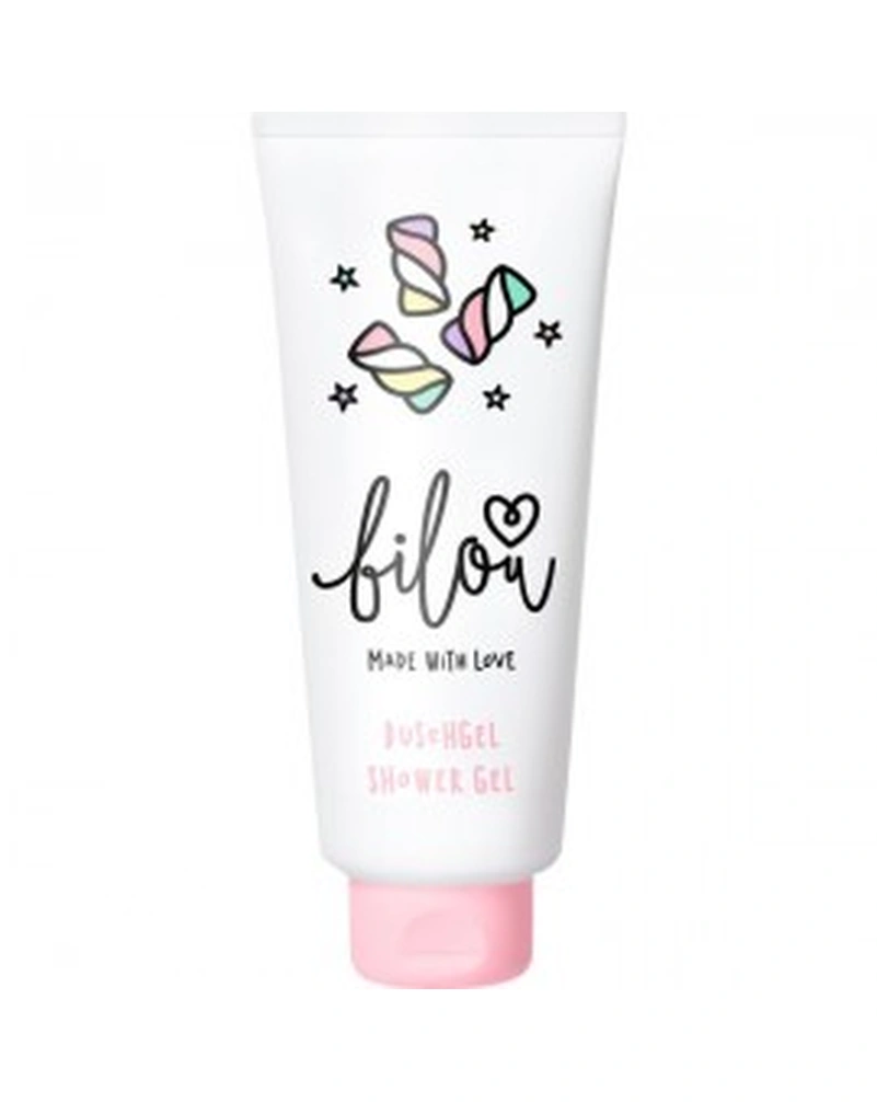 BILOU Shower Gel "Chewy Sweets" - Гель для душу "Маршмеллоу з малиною",200 мл.