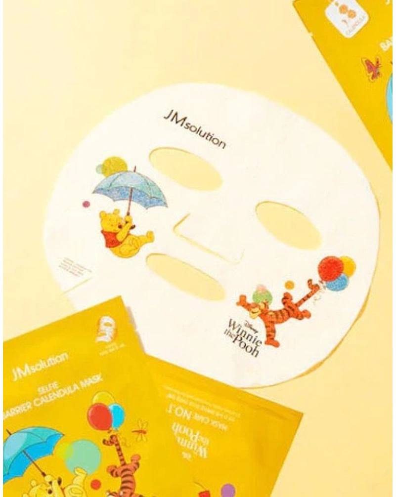 JM Solution Disney Selfie Barrier Calendula Mask - Заспокійлива маска для обличчя з екстрактом календули