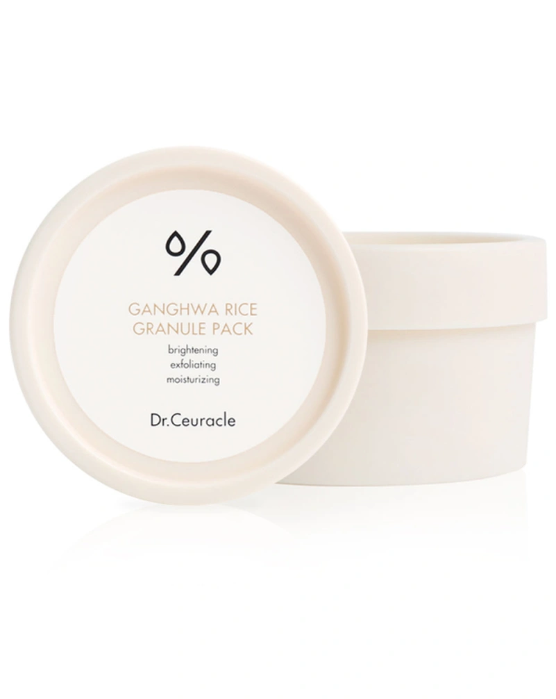 Увлажняющая маска для лица с экстрактом риса dr.ceuracle ganghwa rice granule pack, 115 г