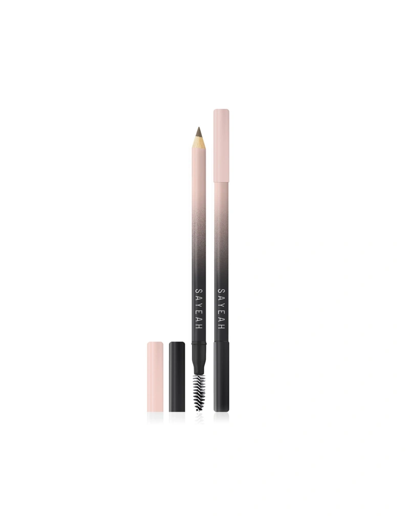 Карандаш для бровей sayeah brow pencil taupe