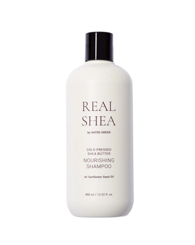 RATED GREEN REAL SHEA NOURISHING SHAMPOO - ЖИВИЛЬНИЙ ШАМПУНЬ З МАСЛОМ ШИ, 400МЛ