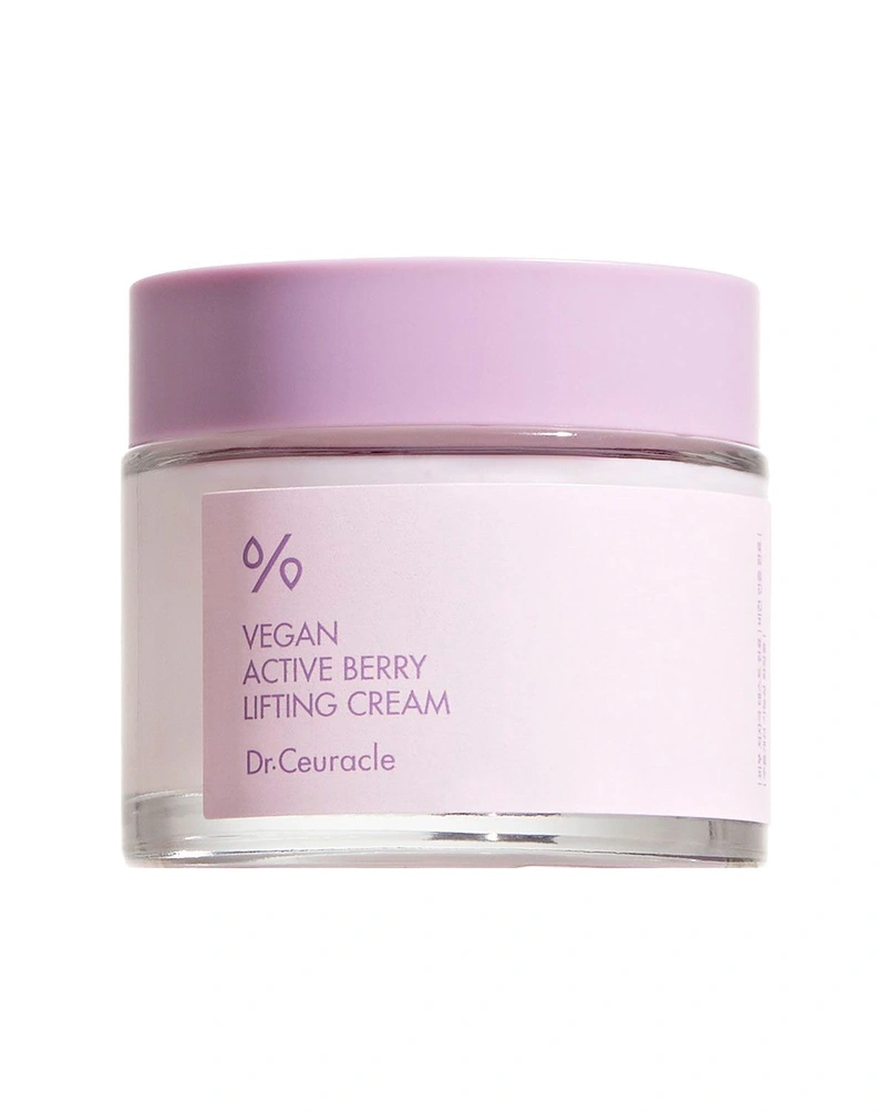 DR.CEURACLE VEGAN ACTIVE BERRY LIFTING CREAM - ЛІФТИНГ КРЕМ-ГЕЛЬ З РЕСВЕРАТРОЛОМ ТА ЕКСТРАКТОМ ЖУРАВЛИНИ , 75 Г