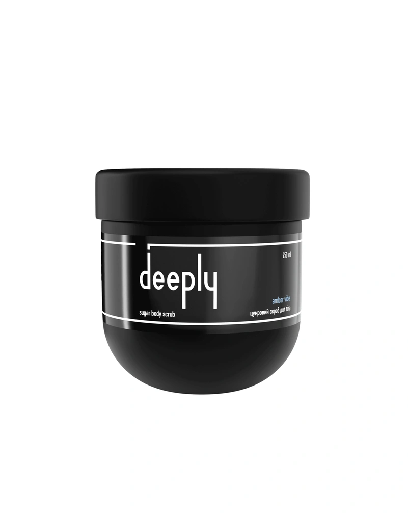 Цукровий скраб для тіла deeply amber vibe sugar body scrub, 250 мл