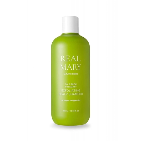 RATED GREEN REAL MARY COLD BREWED ROSEMARY EXFOLIATING SCALP SHAMPOO - ШАМПУНЬ З СОКОМ РОЗМАРИНУ, 400МЛ