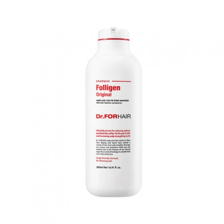 DR.FORHAIR FOLLIGEN SHAMPOO - ПРОИЗВОДСТВЕННЫЙ ШАМПУНЬ ПРОТИВ ВЫПАДЕНИЯ ВОЛОС, 500МЛ