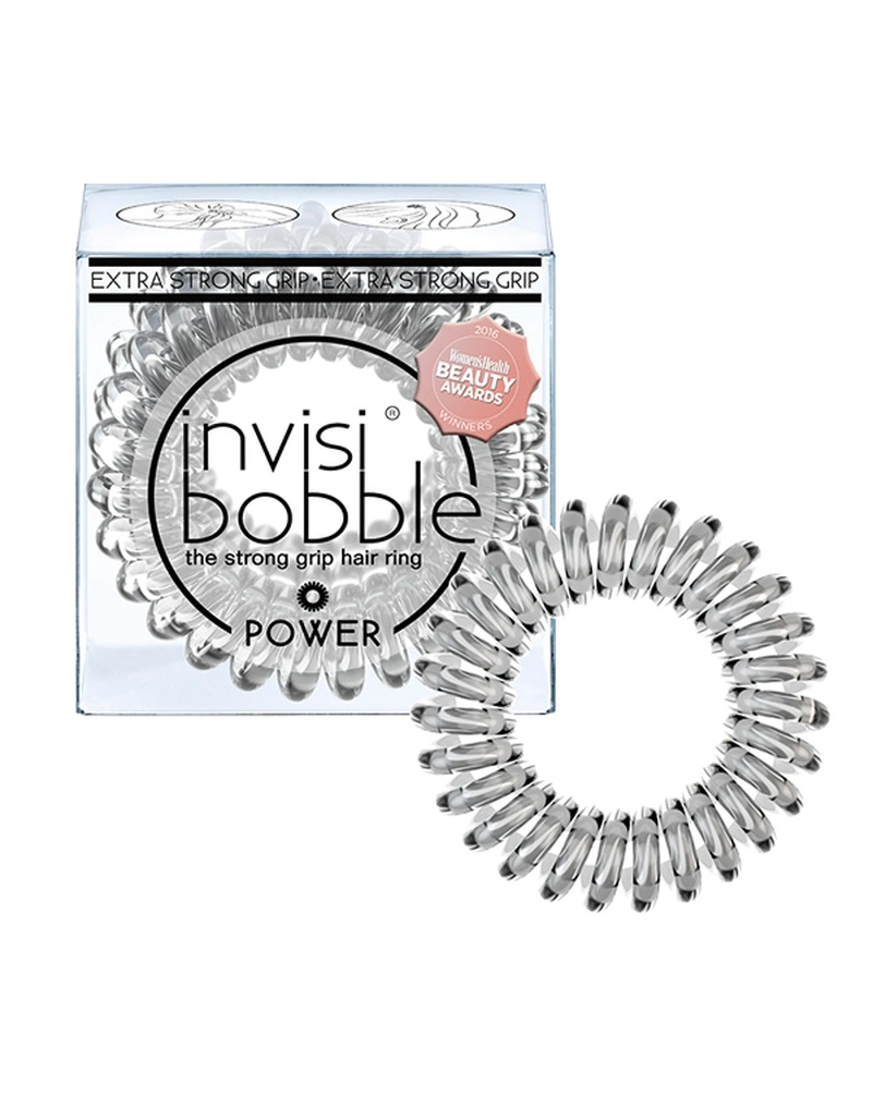 INVISIBOBBLE POWER Crystal Clear - Резинка-браслет для волосся (прозора),3 шт.