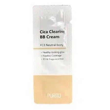 PURITO CICA CLEARING BB CREAM - BB-КРЕМ ДЛЯ ЧУТЛИВОЇ ШКІРИ З ЕКСТРАКТОМ ЦЕНТЕЛЛИ(№13) , пробник