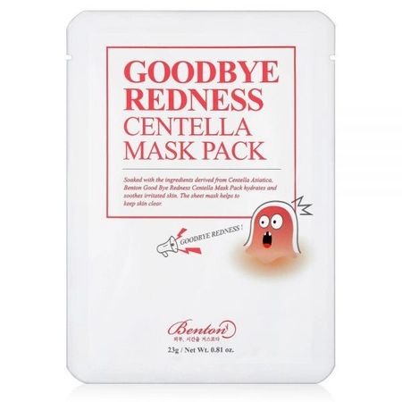 Benton Goodbye Redness Centella Mask Pack - Маска с центелою азіатською