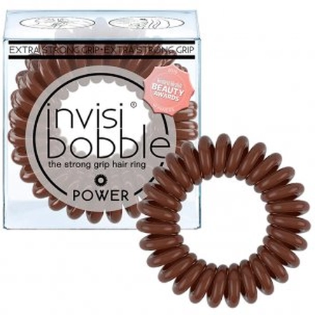 INVISIBOBBLE ORIGINAL Pretzel Brown - Резинка-браслет для волосся (коричнева), 3 шт.