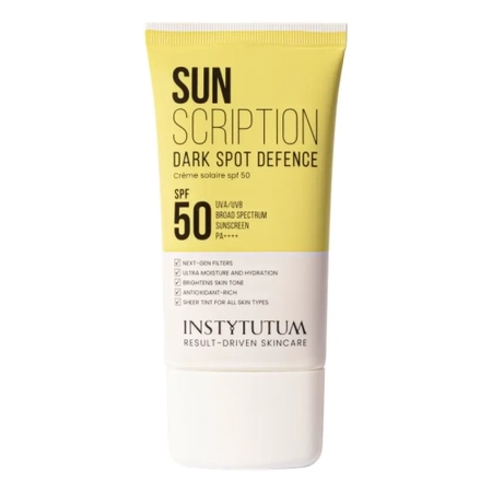 Солнцезащитный крем INSTYTUTUM Sunscription Dark Spot Defence SPF 50, 50 мл