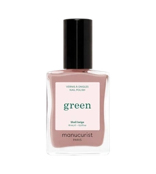 Лак для нігтів з нейтральним бежевим відтінком Manucurist Green™ Shell Beige, 15 мл