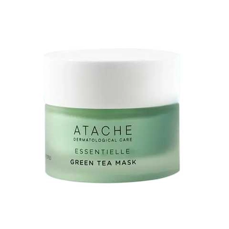 ATACHE Essentielle Reaffirming Mask Green Tea - Відновлювальна заспокійлива маска з зеленим чаєм, 50 мл