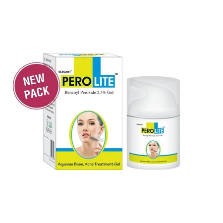 PEROLITE GEL 2,5% BENZOYL PEROXIDE - ГЕЛЬ ВІД АКНЕ НА ОСНОВІ БЕНЗОЇЛ ПЕРОКСИДУ 2,5%, 30 ГРАМ