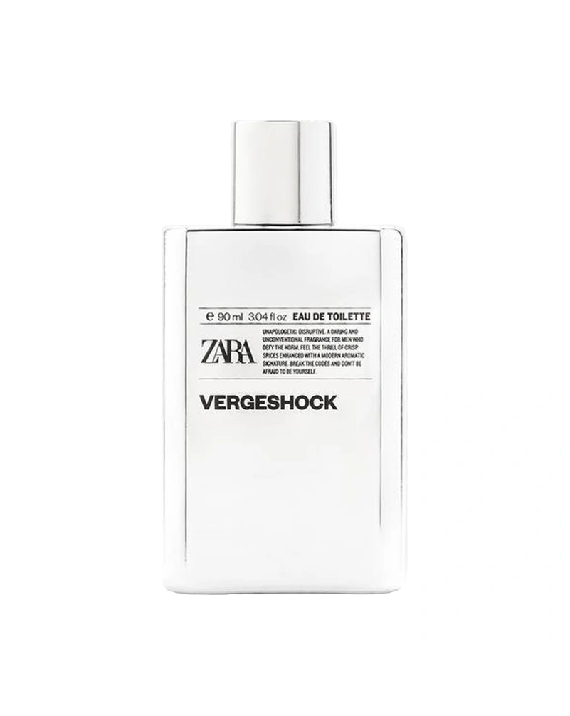 Zara vergeshock eau de toilette - мужская туалетная вода (оригинал), 90 мл