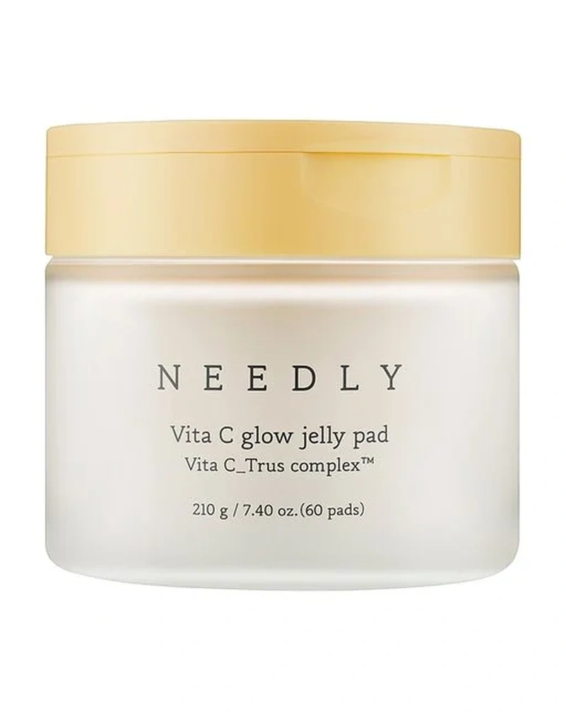 Увлажняющие тонер-педы для сияния кожи needly vita c glow jelly pad, 60 шт