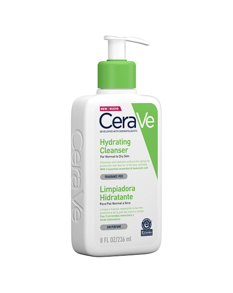 CERAVE - HYDRATING CLEANSER - ЗВОЛОЖУЮЧИЙ ТА ОЧИЩАЮЧИЙ ГЕЛЬ, 236 МЛ