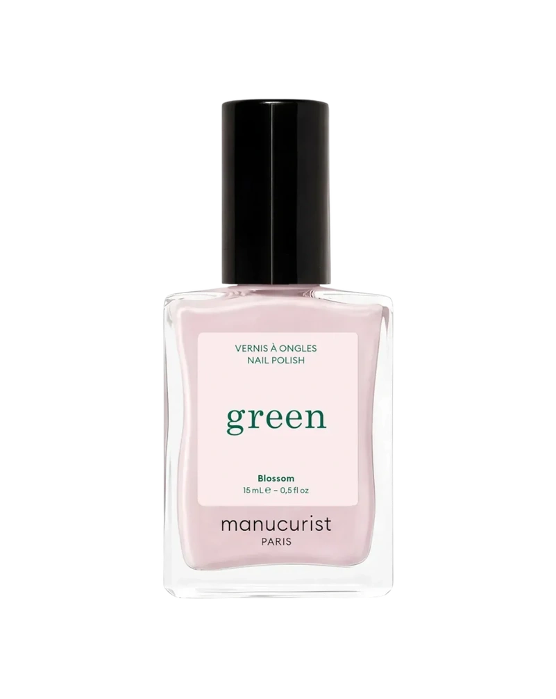 Лак для нігтів з ніжним пудрово-рожевим відтінком manucurist green™ blossom, 15 мл