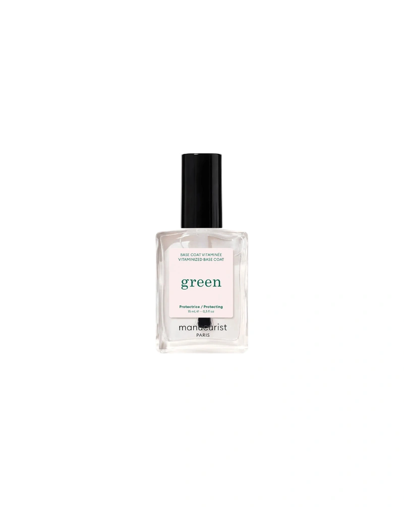 Вітамінізована основа під лак для нігтів manucurist base coat vitaminee green, 15 мл