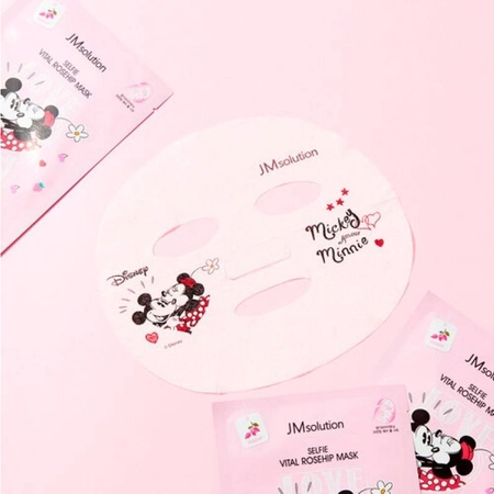 JMsolution Disney Collection Selfie  Vital Rosehip  Mask - Тканинна маска