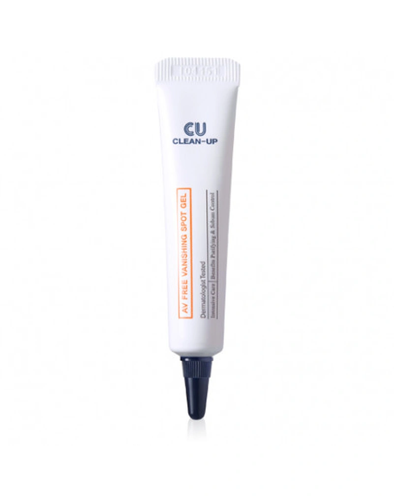 CU SKIN Claean-Up AV Free Vanishing Spot Gel - Точковий гель від висипань із саліциловою кислотою та цинком , 10 мл.