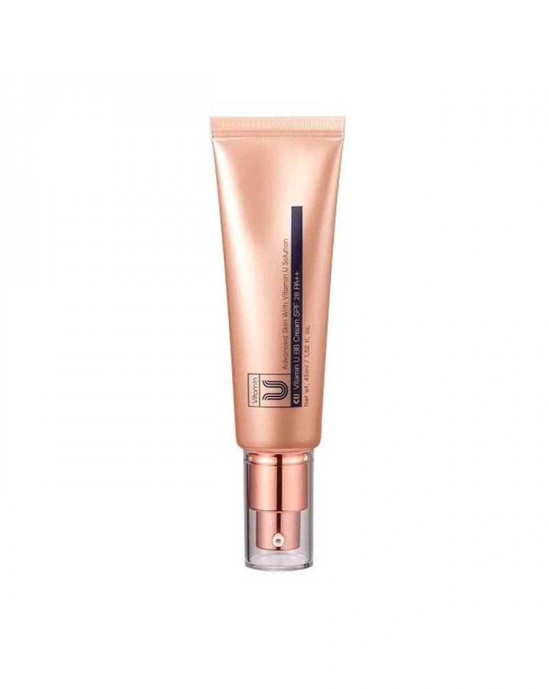 CU SKIN CU SKIN VITAMIN U BB CREAM SPF 28 PA++ - BB КРЕМ ПОТРІЙНОЇ ДІЇ З ВІТАМІНОМ U, 45 МЛ.itamin U BB Cream Spf 28 Pa++ - BB Крем потрійної дії з вітаміном U,45 мл.