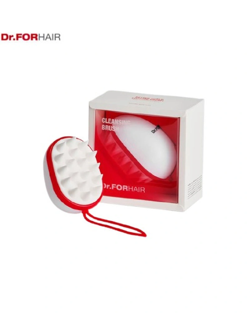 DR.FORHAIR CLEANSING SCALP BRUSH - CИЛІКОНОВА МАСАЖНА ЩІТКА ДЛЯ МИТТЯ ГОЛОВИ